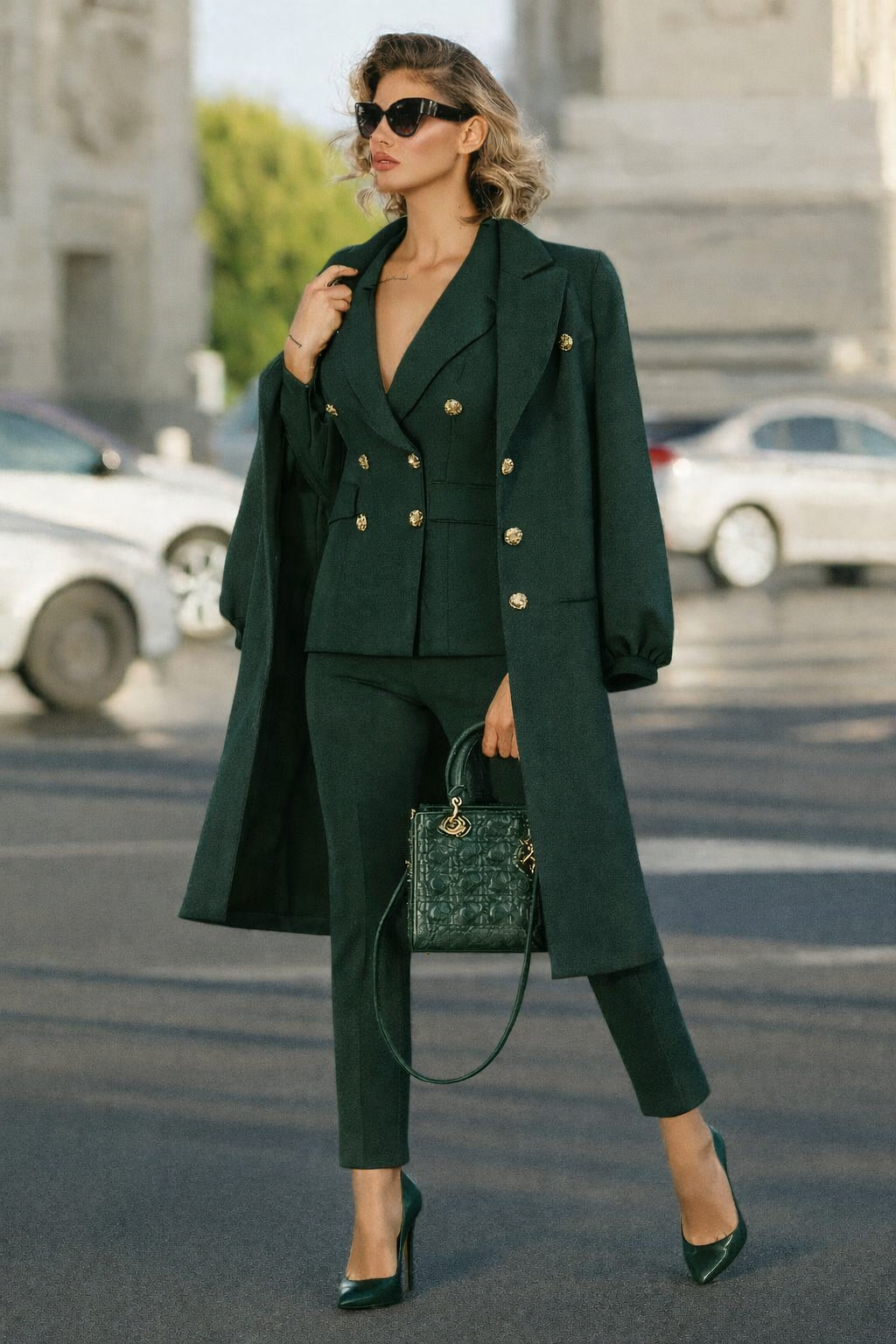 Coordinato Cappotto + Tailleur(Giacca e Pantalone)