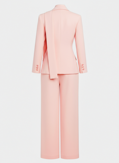 ✨ Tailleur Donna Elegante – Completo Giacca Doppiopetto e Pantalone